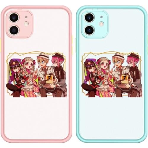 Best Friend Jibaku Shounen Hanako Kun Phone Case for iPhone 11 12 Mini Pro X XS XR Max 6 6S 7 8 Plus SE2020 Skin Feel Back Cover