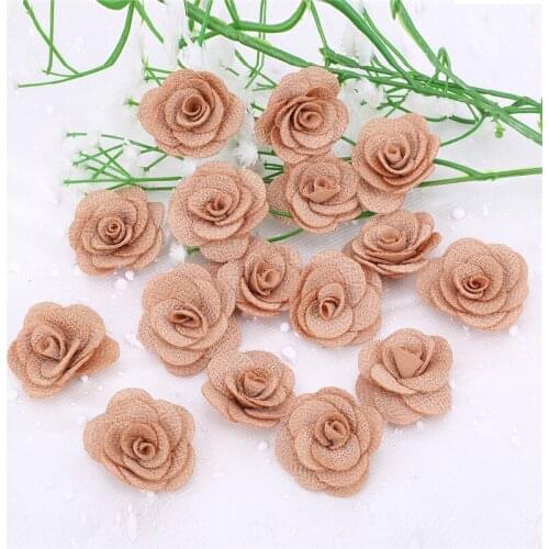 DIY 10 Pieces/Batch Of Groom Corsage Accessories Material Wedding Silk Rose (4 Cm) Fresh Hairpin Flower Accessories
