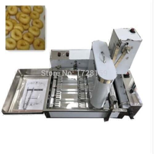 Top design latest catering equipment 4 row mini automatic donut machine for snack shop use