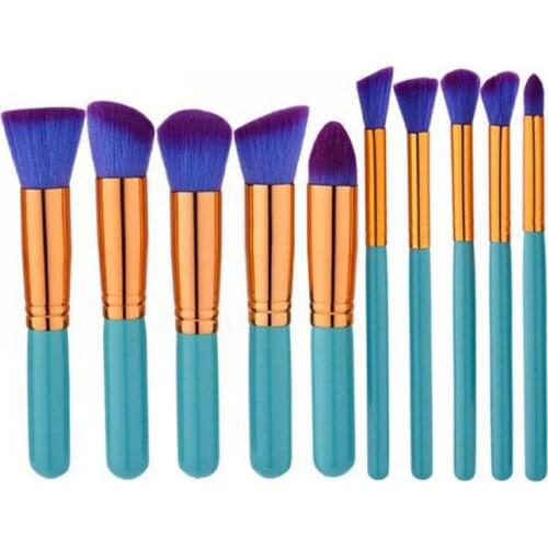 10pcs Makeup Brushes Set Professional Foundation Eye Shadow Brush High Quality Cosmetic Make Up Brush Kit