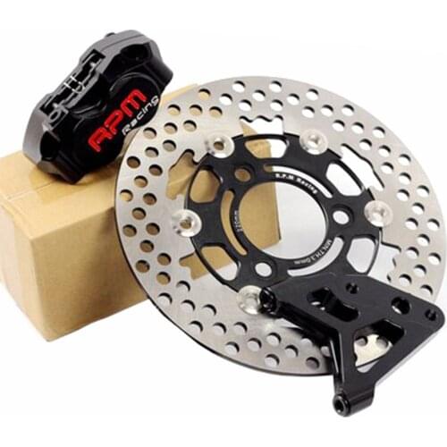 RPM CNC Electric Motorcycle Scooter Brake Calipers 220mm Disc Brake Pump Adapter Bracket For Yamaha Aerox BWS RSZ