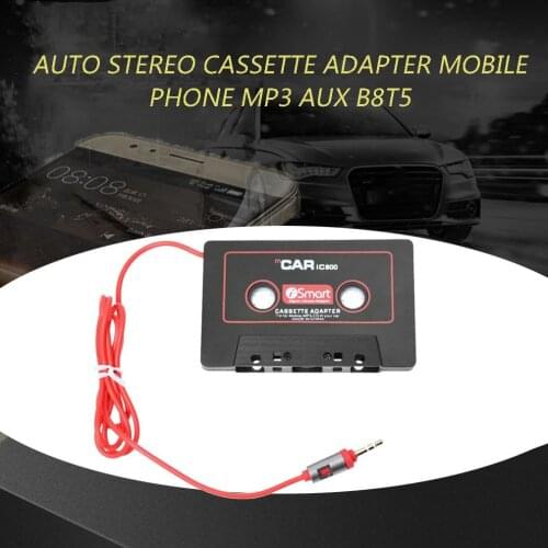 Cassette Aux Adapter Audio Car Cassette Player Tape Converter 3.5mm Jack Plug for Phone MP3 AUX CD Player Smart Phone for Car
