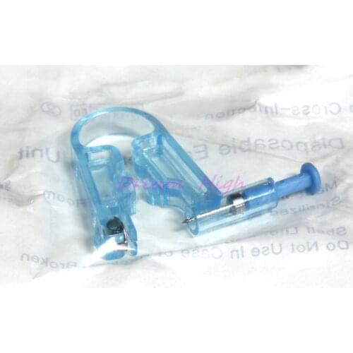 Ear Piercing Tools Disposable pierce Ear Stud Gun white Gem Clear Stone Unit No Cross-infection 75pcs/lot Promotional gift