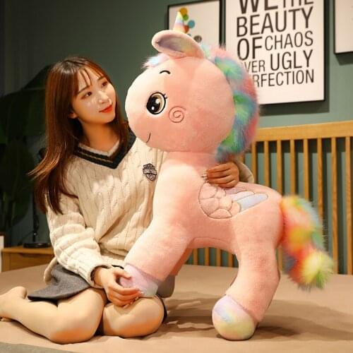 Newborn Gifts Beautiful Kawaii Plush Unicorn Toys Stuffed Lovely Dolls Soft Pillow for Kids Birthday Girls Valentine Gifts