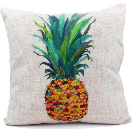 Pineapple cushion cover pillow covers pillow case throw pillows decorate cushion home decor capa de almofada decorativas