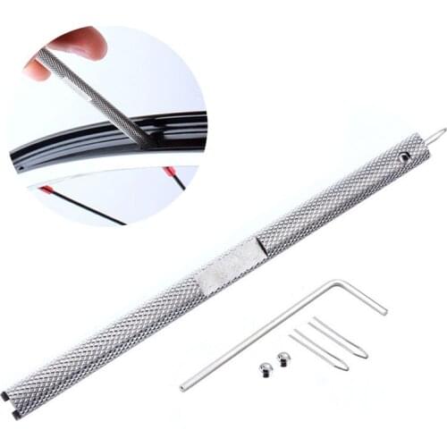 Bike Spoke Nipple Wrench TightenerTool set For Bicycle Deep Rims Spoke Cap Perforator Fixed Gear Wheel Repair Tool Accessories