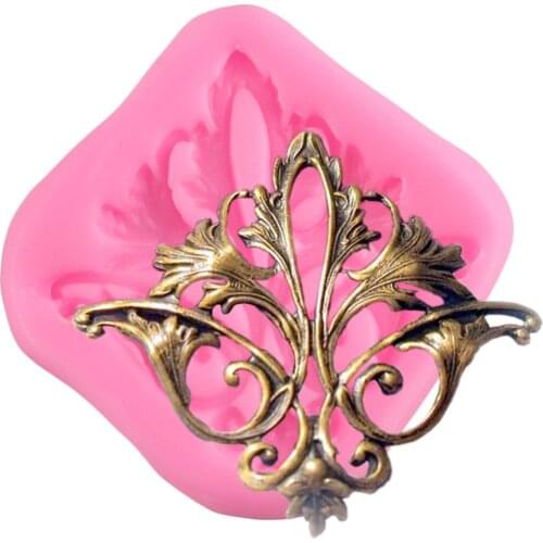 Cake Border Silicone Molds Scroll Relief Leaf Fondant Mold Cake Decorating Tools Candy Chocolate Gumpaste Mould Cupcake Baking