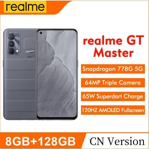 Realme GT Master 5G 6.43“ 8GB/12GB 128GB Smartphone Qualcomm Snapdragon 778G Super AMOLED Full screen 4300mAh 64MP Mobile Phone