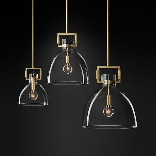 Modern Pendant Lights Fixture Glass Nordic Hanging Lighting Bar Restaurant Living Bedroom Indoor Decor Bedside Suspension Lamps