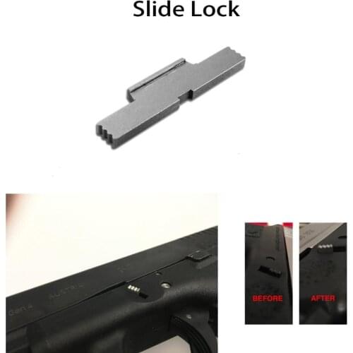 Tactical accessories airsoft Steel Slide Lock Lever for ALL Glock Models for ar15 hunting pistol охота аксессуары