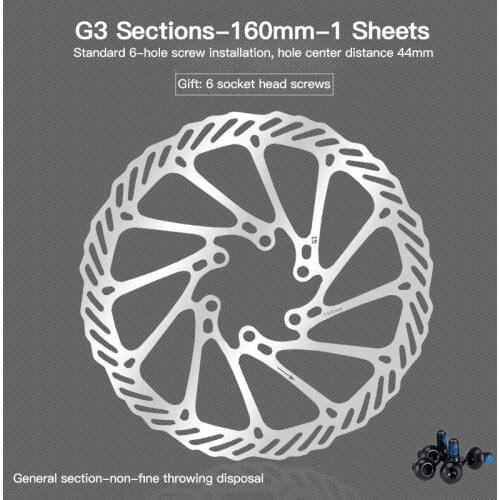 Cycling Bicycle Brake 160mm/180mm/203mm Disc Brake MTB DH Disc Rotors Hydreaulic Brake Pad Float Brake Pad Bicycle Parts