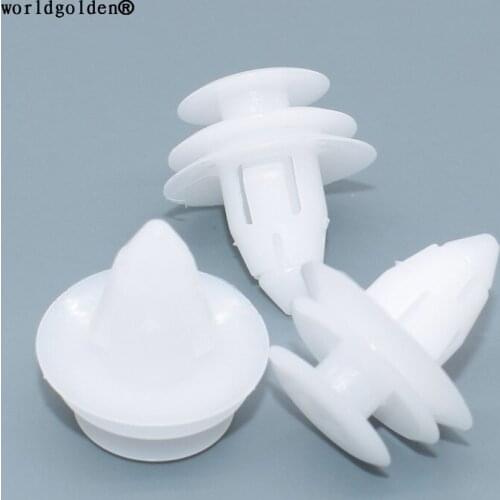 Worldgolden 100pcs auto clip Trim Panel Retainer for Toyota#67771-06010,67771-32090,67771-33040,90467-10168,Mitsubishi#MR250049
