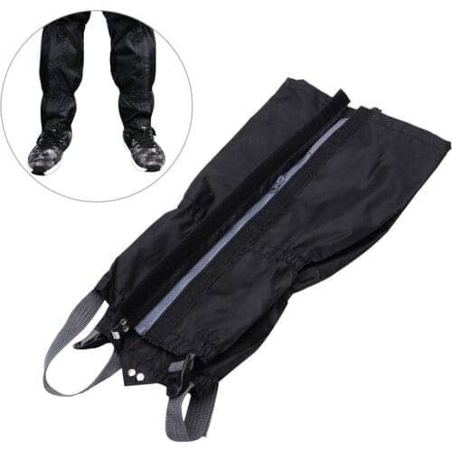1 Pair Waterproof Outdoor Hiking Walking Climbing Hunting Snow Legging Gaiters Drop Ship