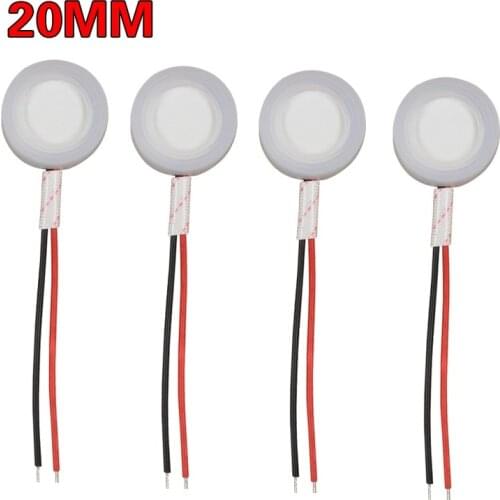 4piece 20mm Ultrasonic Mist Maker Fogger Ceramics Discs with Wire & Sealing Ring
