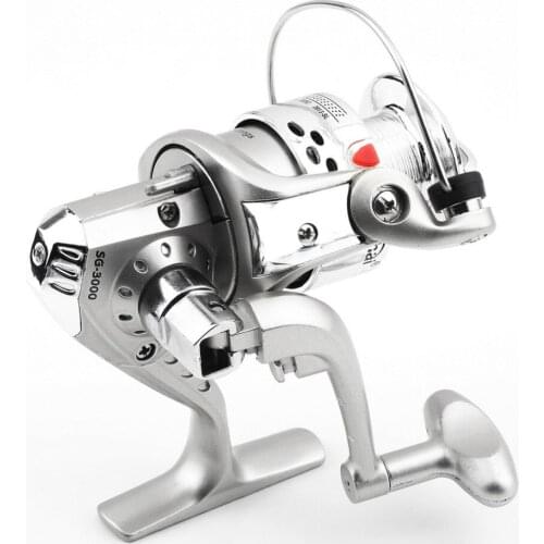 5.1:1 6BB Ball Bearings Fishing Spinning Reel Left/Right SG-3000 ABS Spool Fishing Boat in Ocean Lake Flow Free Shipping