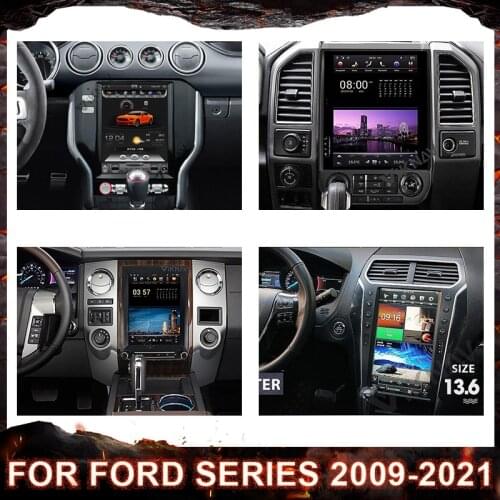 PX6 Car Radio For Ford Mustang Mondeo Explorer Expedition F150 2009-2021 Vertical Screen Installation video provided Head Unit