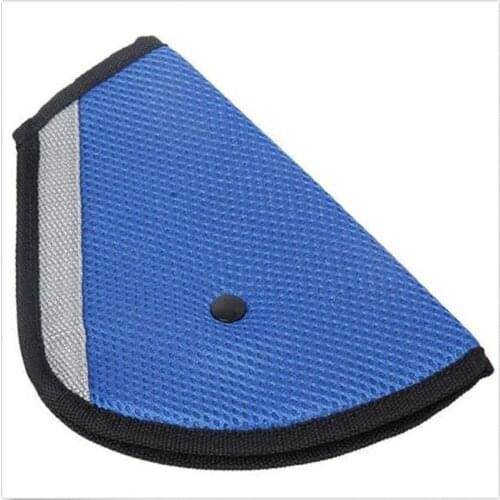 Kids Adjustable Car Triangle Holder Comfortable Child Seat Belt Auto Triangle Holder 21cmx14cm Car Accessories