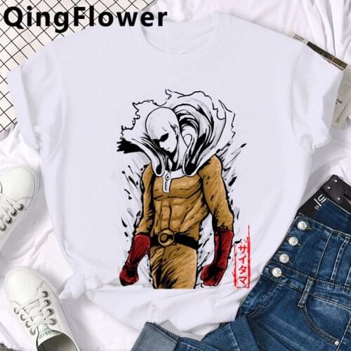 One Punch Man Anime t shirt men japanese harajuku kawaii couple graphic tees harajuku t-shirt tshirt vintage