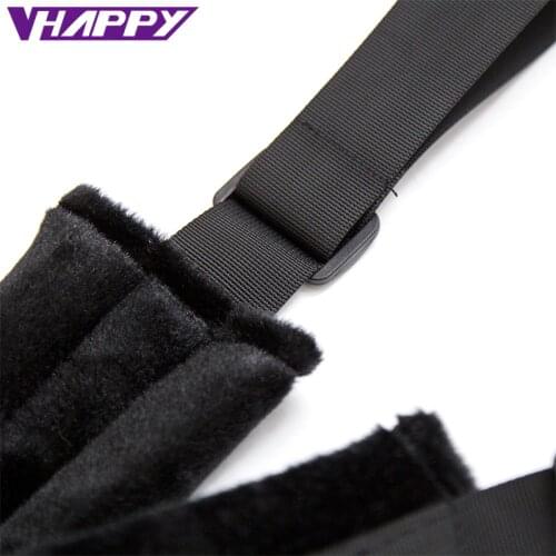 Hot Sale Black Bondage Set sex Hip Belt Sexual Intercourse Positions Sex Bondage Toy Bed Kit VP-A002019A