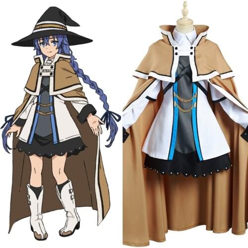 Anime Mushoku Tensei Jobless Reincarnation Roxy Migurdia Cosplay Costume Dress Outfits Halloween Carnival Suit