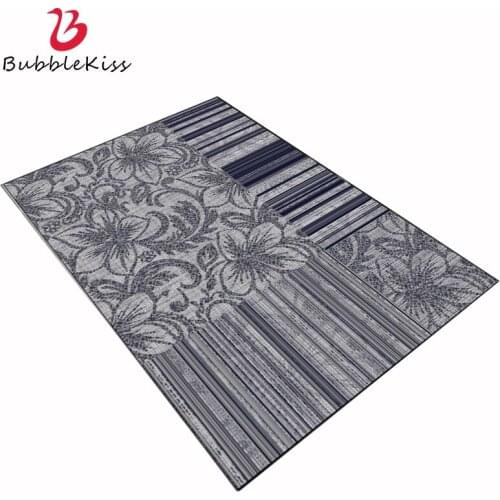 Bubble Kiss New Living Room Area Rug Abstract Dark Blue Gray Floral Pattern Carpet Home Bedroom Decor Carpet Study Room Carpet