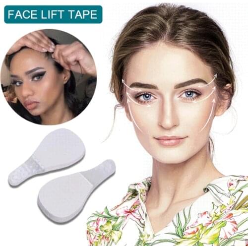 5 Pairs Lifting Face Adhesive Tape Invisible Thin Face Stickers V-Shape Face Facial Line Wrinkle Sagging Lift Up Facelift Tape
