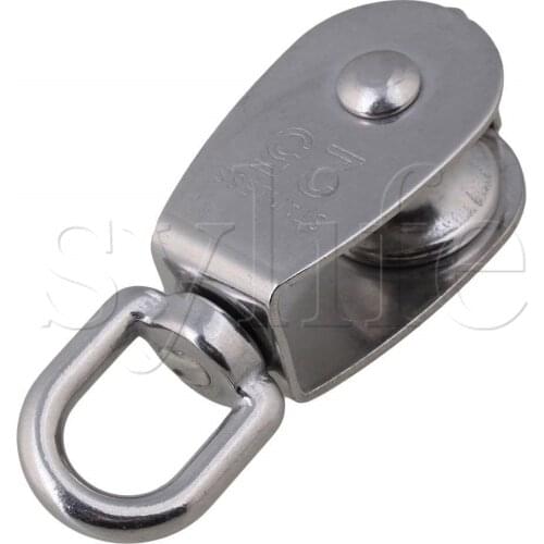 M25 25mm Swivel Stainless Steel 304 Wire Rope Single-sheaved Pulley Block