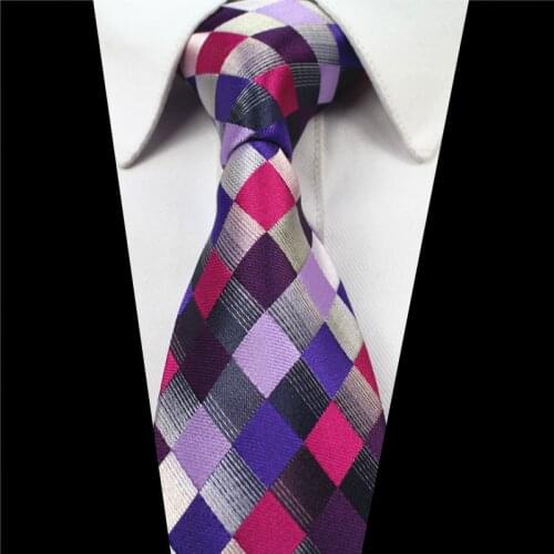 2018 Plaid Mens Necktie Party Necktie Mens Floral Gravatas Corbatas Student 8cm Wide Casual Striped Neck Ties For Men Krawatte