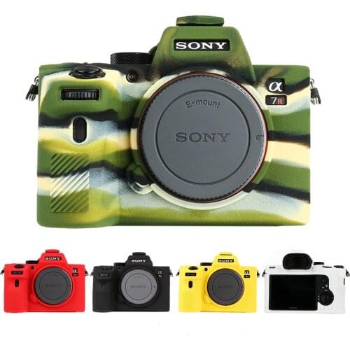 Soft Silicone Skin Case Camera Body Cover Protector Bag For Sony A7III A7RIII A73 A High Grade Litchi Texture Camera Bag