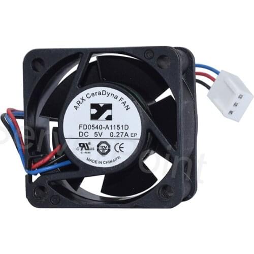 Original authentic for FD0540-A1151D DC 5V 0.27A 40x40x20mm 3-wire Server Square Fan