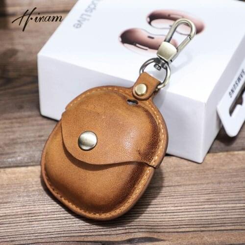 Luxury Samsung Galaxy Pro Ear Buds Case Samsung Galaxy Buds Live Case Protective Retro Earphone Case Headset Accessories Hook