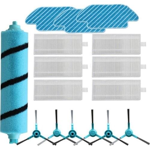 Replacement Roller Brush Side Brush Mop for Cecotec Conga 4090 5090 Vacuum Cleaner Robot Sweeper Conga 4090 Refills