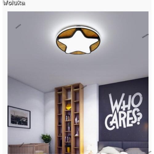 Bedroom lamp star round simple modern childrens living room ceiling light intelligent LED lights CD50 W06
