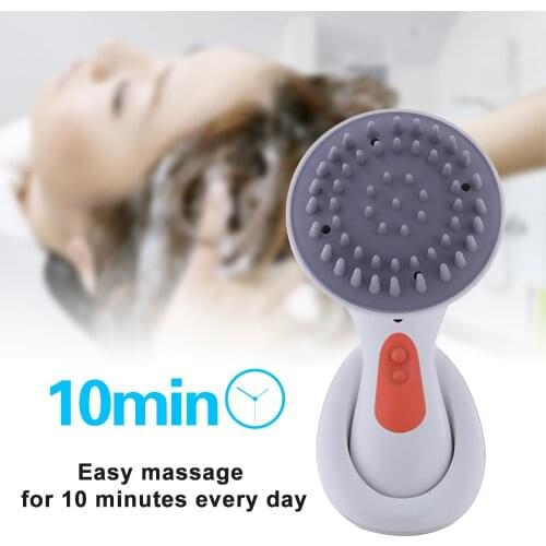 Waterproof Head Massager Electric Vibrating Scalp Body Deep Massage Migraine Relief Prevent Hair Loss Relieve Stress Health Care