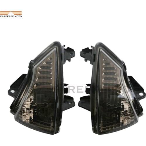 Motorcycle Smoke Lens Turn Indicator Signal Light Winker Case for Kawasaki ER-6N ER-6F ER-6R 2009-2011