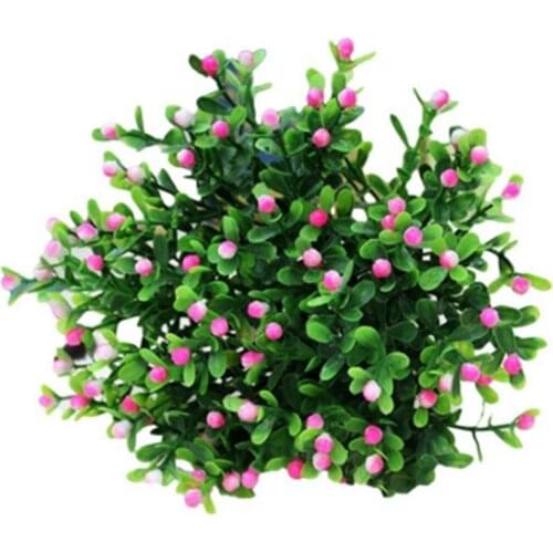 1Pcs Fake Flowers Home Holiday Christmas Decorations Artificial Plants 22Cm Milan Artificial Flowers For Party Wedding