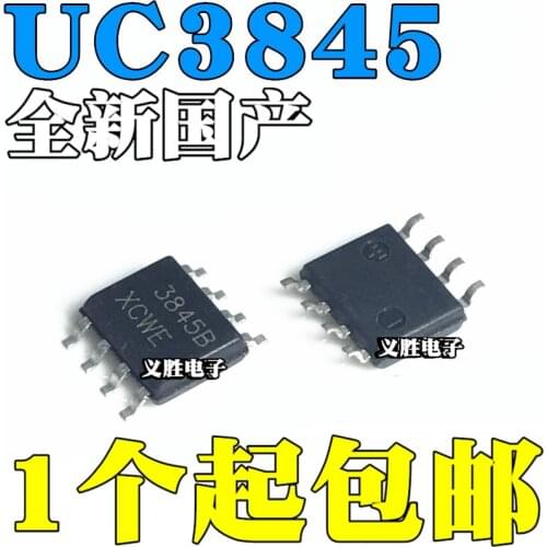 10pcs/lot New UC3845 UC3845B 3845B UC3845BDR2G SOP8 patch 8 feet