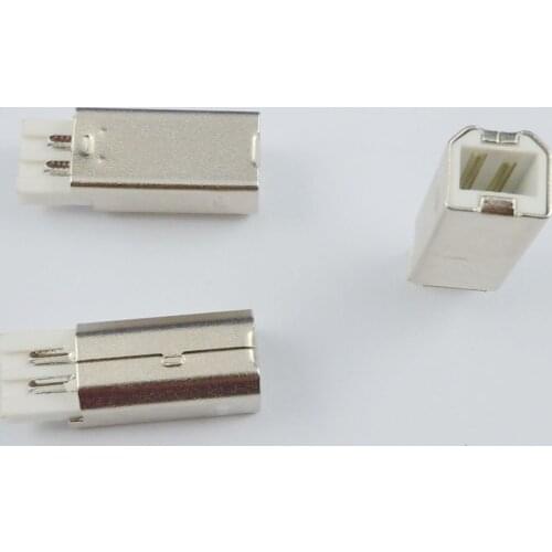 20pcs USB Type B Male Connector Port Solder Plug Replacement