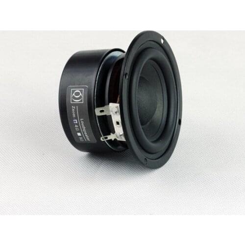 3 Inch Woofer Audio Speakers 4 8 Ohm 25W Bass Loudspeaker Alumina Ceramic Cap Home Theater Sound Amplifier Speaker DIY 2PCS