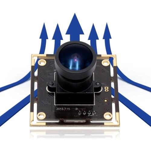 5 megapixel 170 degree lens HD wide angle USB camera module supports Android LINUX standard UVC protocol