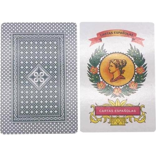 50 Cards Deck Spanish Playing Cards Magic Props Family Party Board Game Poker Cards