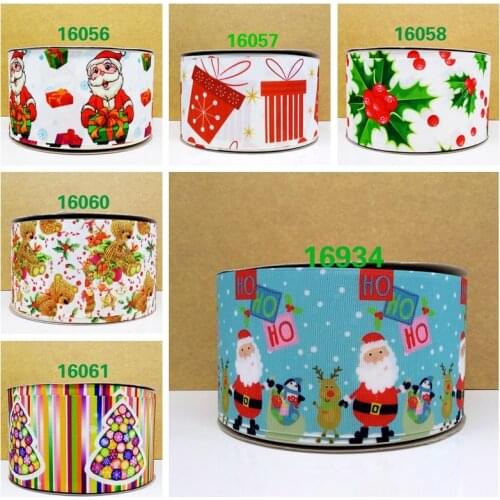 Free shipping 50 yard Halloween printed grosgrain ribbon 16934