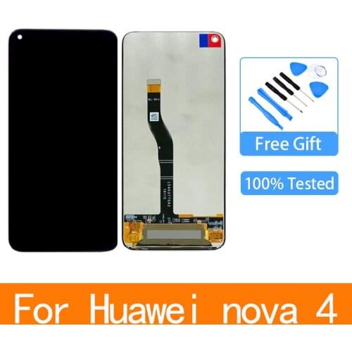 6.4" Original V20 Display Replacement for Huawei Nova 4 LCD Touch Screen Digitizer Assembly for Huawei Honor View 20 LCD Screen
