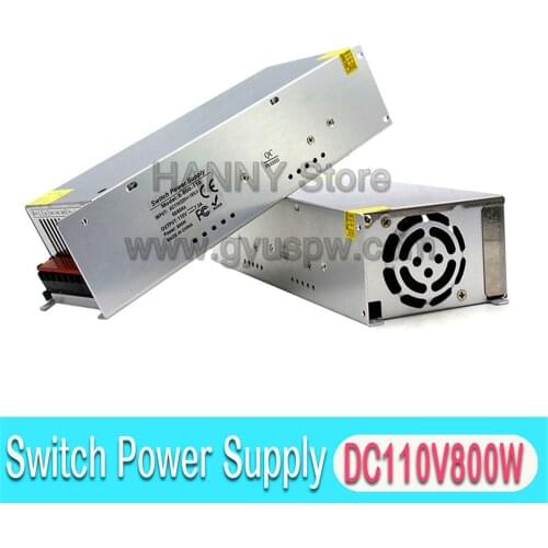 Power Supply 110v 7.3A 800W LED Driver Transformer AC 220v To DC 110v Power Adapter for Strip Lamp Cnc Cctv 3D Print