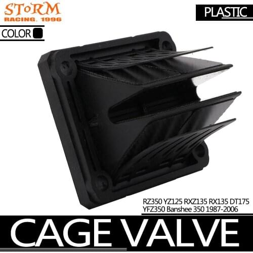 Motorcycle For YZF350 YFZ350 RZ350 YZ125 Intake Reed Cage Valve Carbon Fiber For Yamaha Banshee 350cc YZF RZ 350 YZ350F YZ-F350