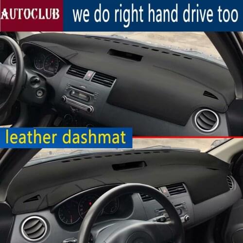 For suzuki Swift Sport 2004-2010 Leather Dashmat Dashboard Cover Car Pad Dash Mat SunShade Carpet Cover 2005 2006 2007 2008 2009