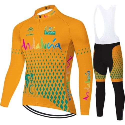 Andalucia Summer Spirng Attrezzature Conjunto Masculino Maillot Hombre Equipos Equipamento De Ciclismo Completo Ciclismo Estivo