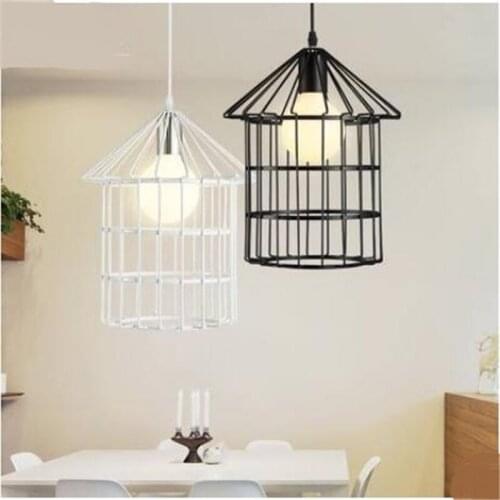 LOFT pendant lights led creative clothing store Internet cafe bar restaurant lights personality iron house pendant lamp ya72918