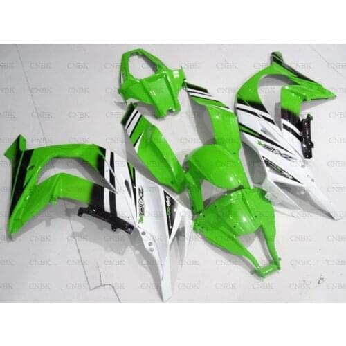 For ZX10r 2011 - 2015 Motorcycle Fairing for Kawasaki ZX10r 13 14 Green White Black Plastic Fairings ZX-10r 2014 Fairing