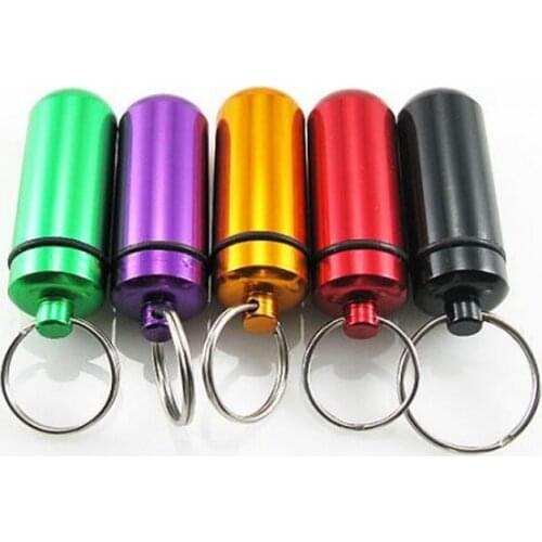 Wholesale 1000pcs/lot Micro Pill box case Cache Container Outdoor Survival WaterProof Pill Case